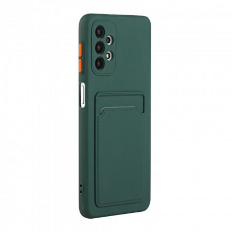 Capa Para Samsung Galaxy A32 Titular De Cartão De Silicone