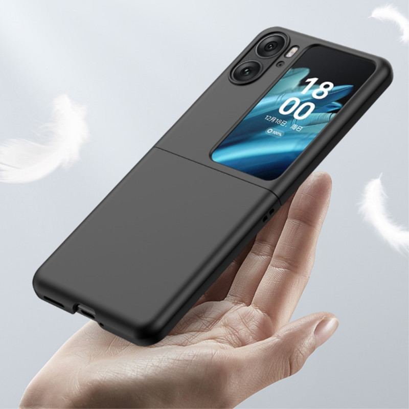 Capa Para Oppo Find N2 Flip De Couro Sensação De Pele