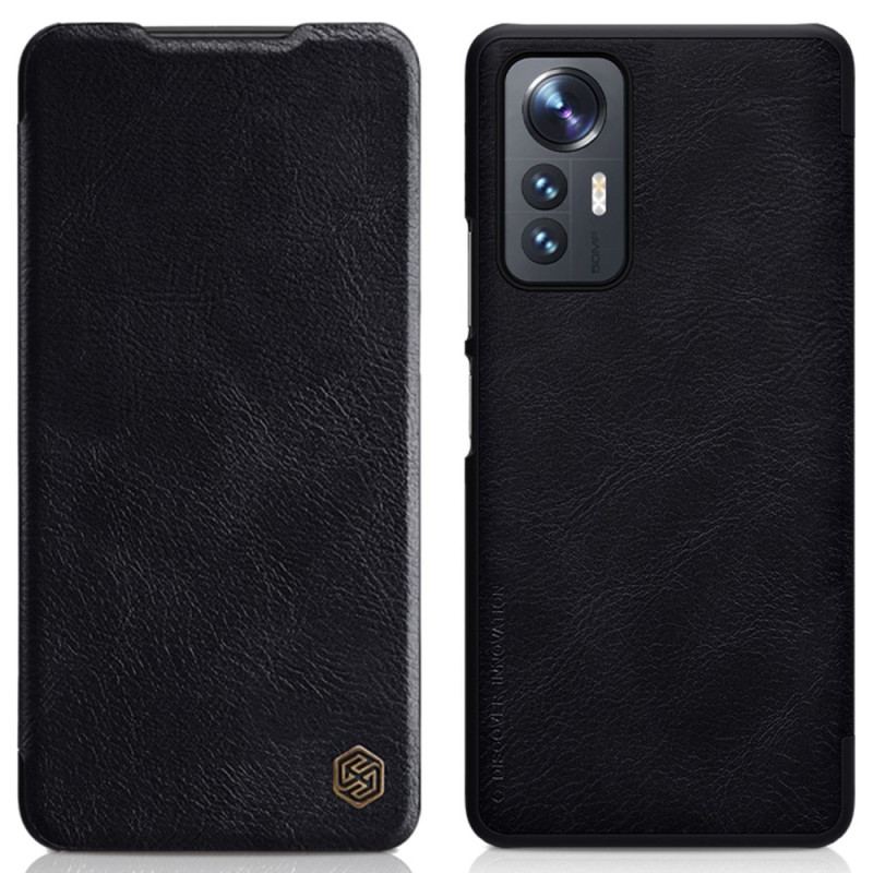 Capa De Celular Para Xiaomi 12 Lite Flip Série Nillkin Qin