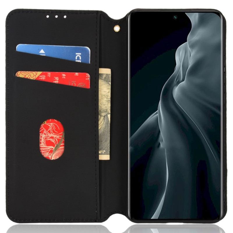Capa De Celular Para Xiaomi 12 Lite Flip Textura 3d