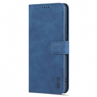 Capa De Couro Para Xiaomi 12 Lite Couro Sintético Azns