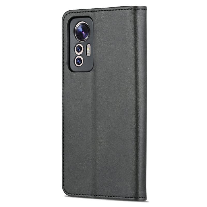 Capa De Couro Para Xiaomi 12 Lite Couro Sintético Azns