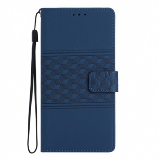 Capa Em Pele Para Xiaomi 12 Lite Cubos 3d