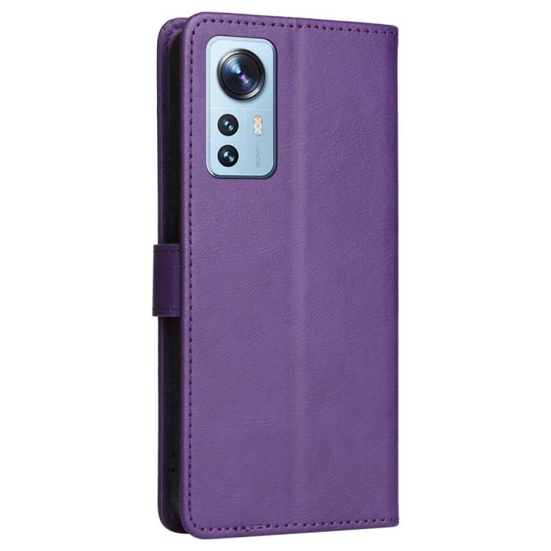 Capa Flip Para Xiaomi 12 Lite De Cordão Simples Com Alça