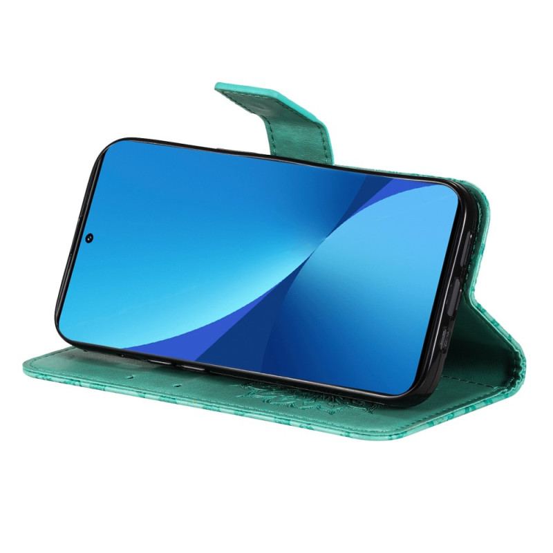 Capa Flip Para Xiaomi 12 Lite Mandala Sol Com Cordão