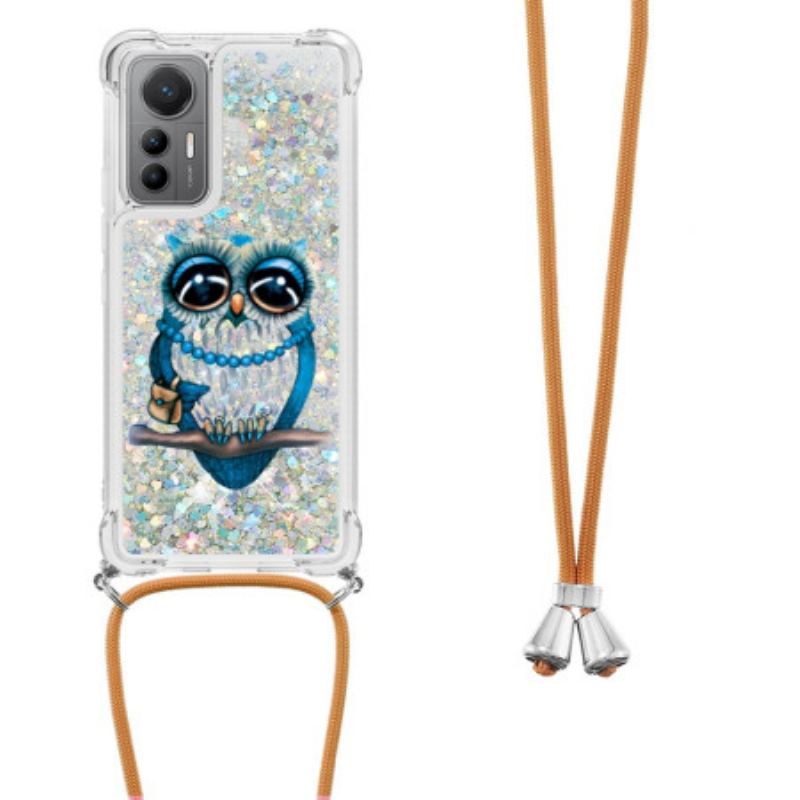 Capa Para Xiaomi 12 Lite De celular Cordão De Lantejoulas Mrs. Owl