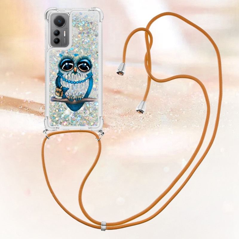 Capa Para Xiaomi 12 Lite De celular Cordão De Lantejoulas Mrs. Owl