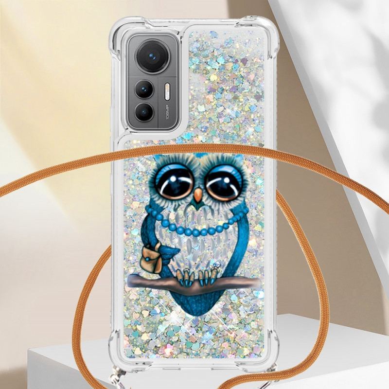 Capa Para Xiaomi 12 Lite De celular Cordão De Lantejoulas Mrs. Owl