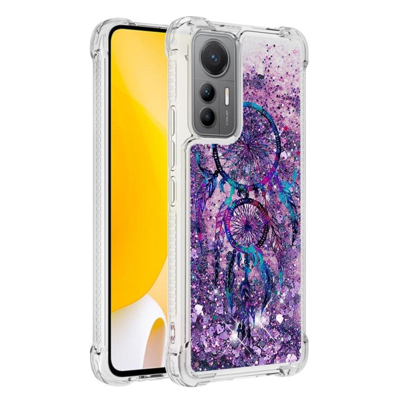 Capa Para Xiaomi 12 Lite Lantejoulas Apanhador De Sonhos