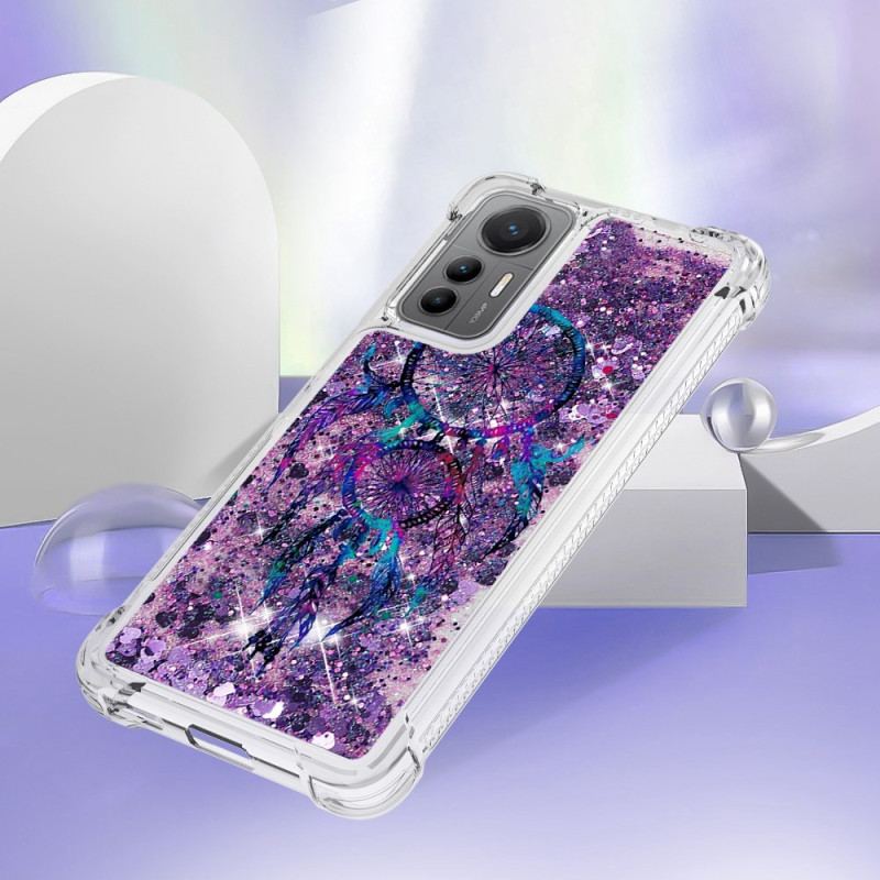 Capa Para Xiaomi 12 Lite Lantejoulas Apanhador De Sonhos