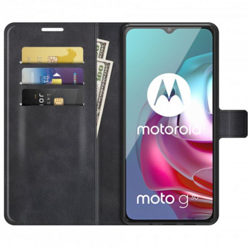Capa Folio Para Moto G30 / G10 Fecho Magnético