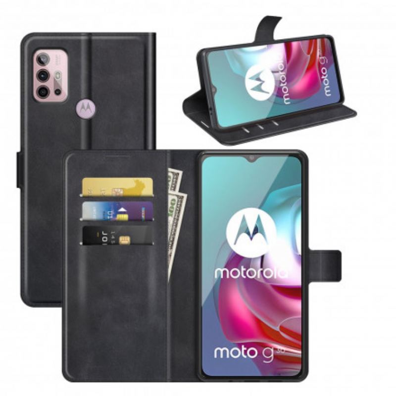 Capa Folio Para Moto G30 / G10 Fecho Magnético