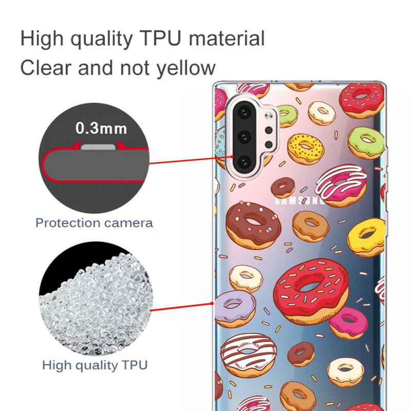 Capa De Celular Para Samsung Galaxy Note 10 Plus Amo Rosquinhas