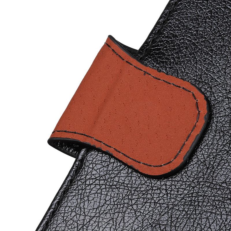 Capa De Couro Para Google Pixel 7 Couro Nappa Dividido