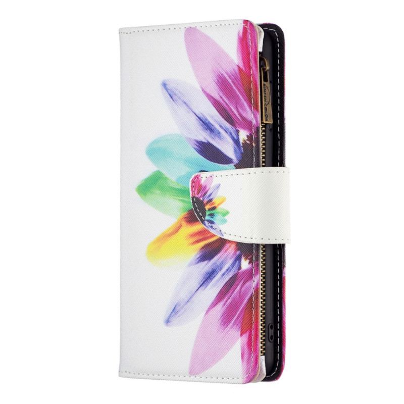 Capa Em Pele Para Google Pixel 7 Capa Tipo Carteira Carteira De Flores