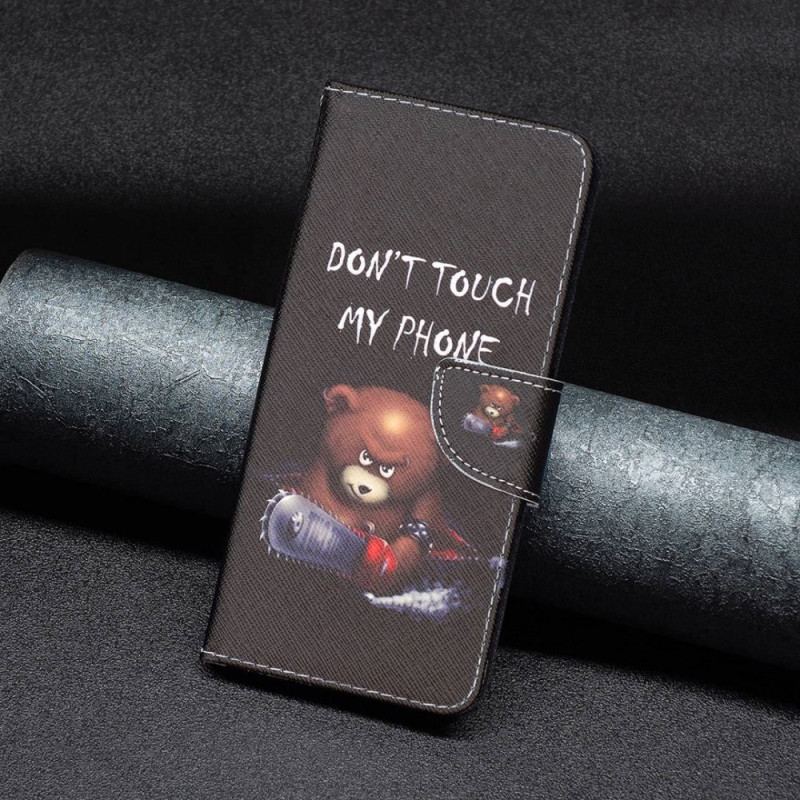 Capa Flip Para Google Pixel 7 Urso Perigoso
