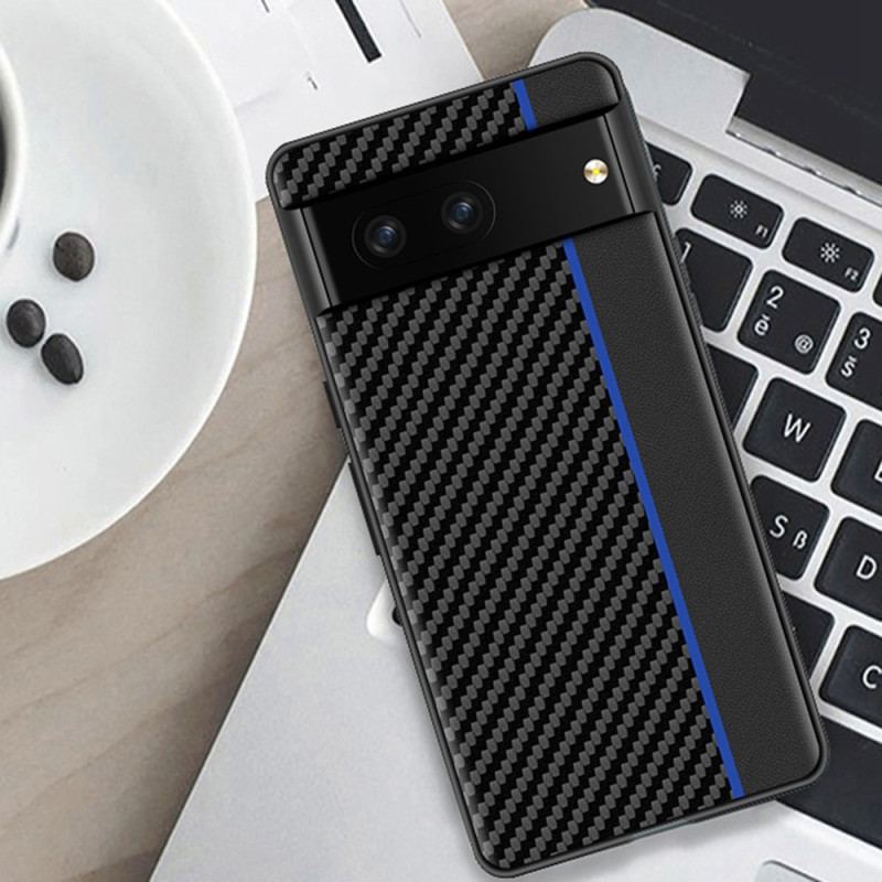 Capa Para Google Pixel 7 Linha De Fibra De Carbono