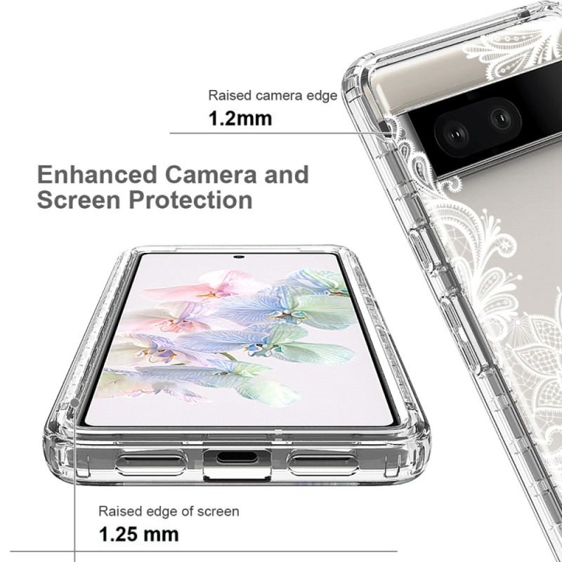 Capa Para Google Pixel 7 Renda Sem Costura