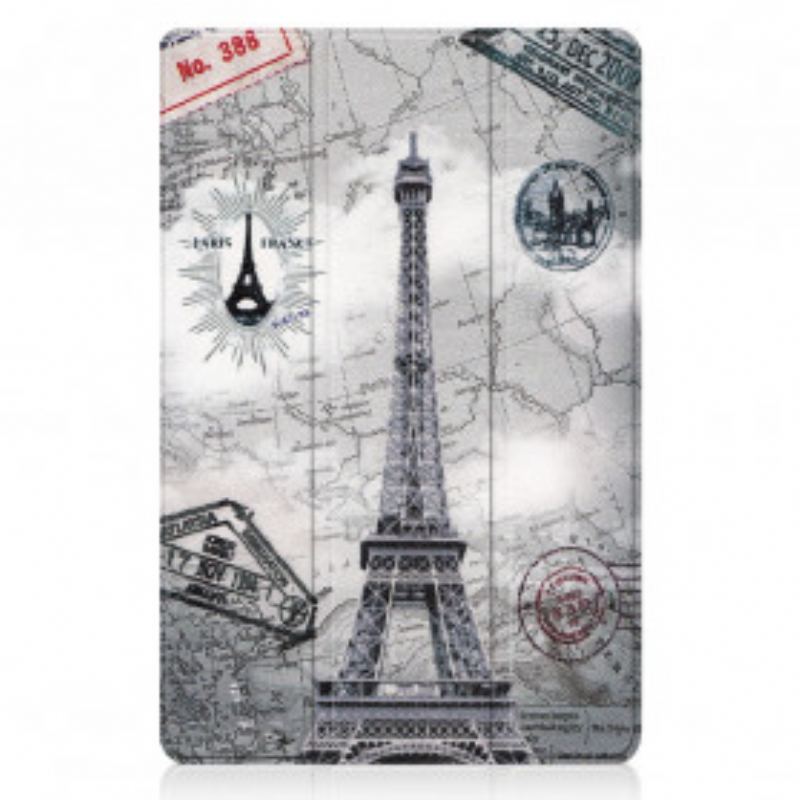 Capa De Celular Para Xiaomi Pad 5 Suporte Para Caneta Torre Eiffel