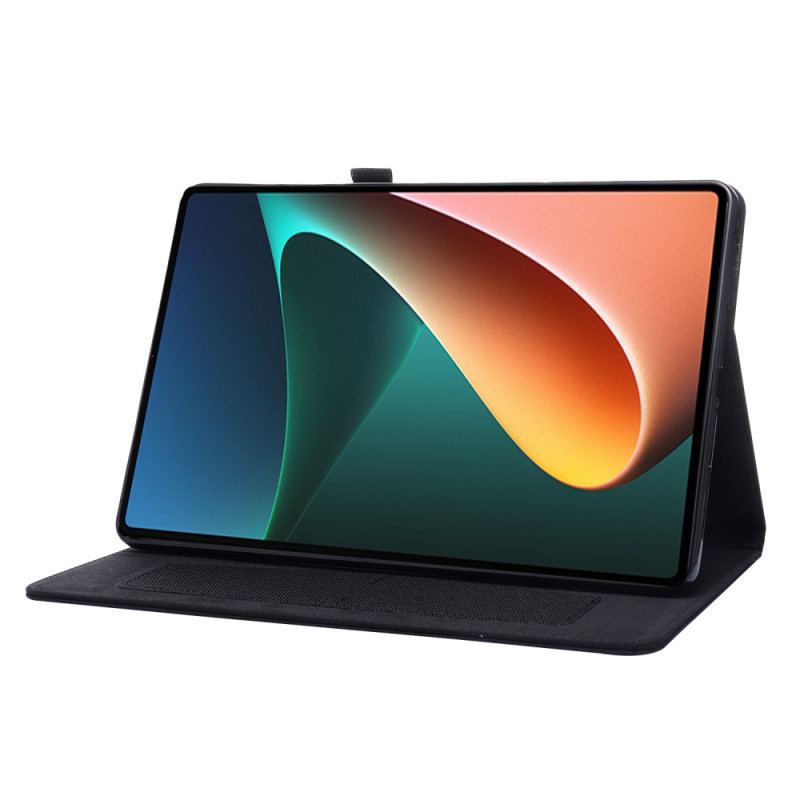 Capa De Couro Para Xiaomi Pad 5 Moda De Couro Sintético