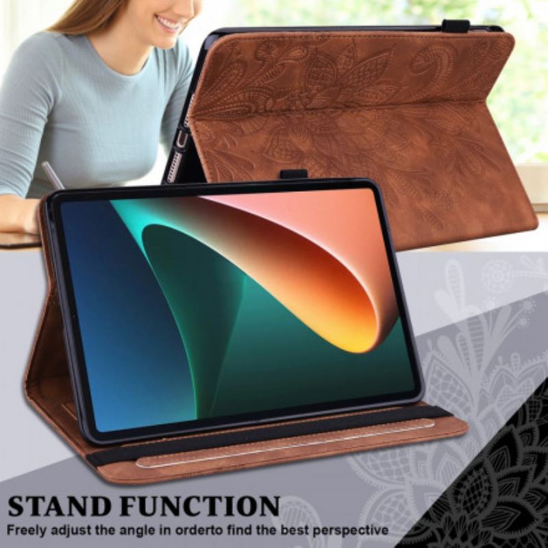Capa Para Xiaomi Pad 5 Desenho De Flor