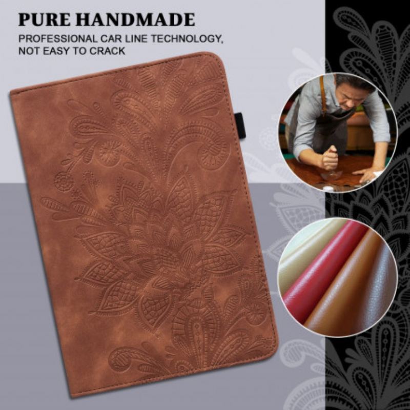 Capa Para Xiaomi Pad 5 Desenho De Flor