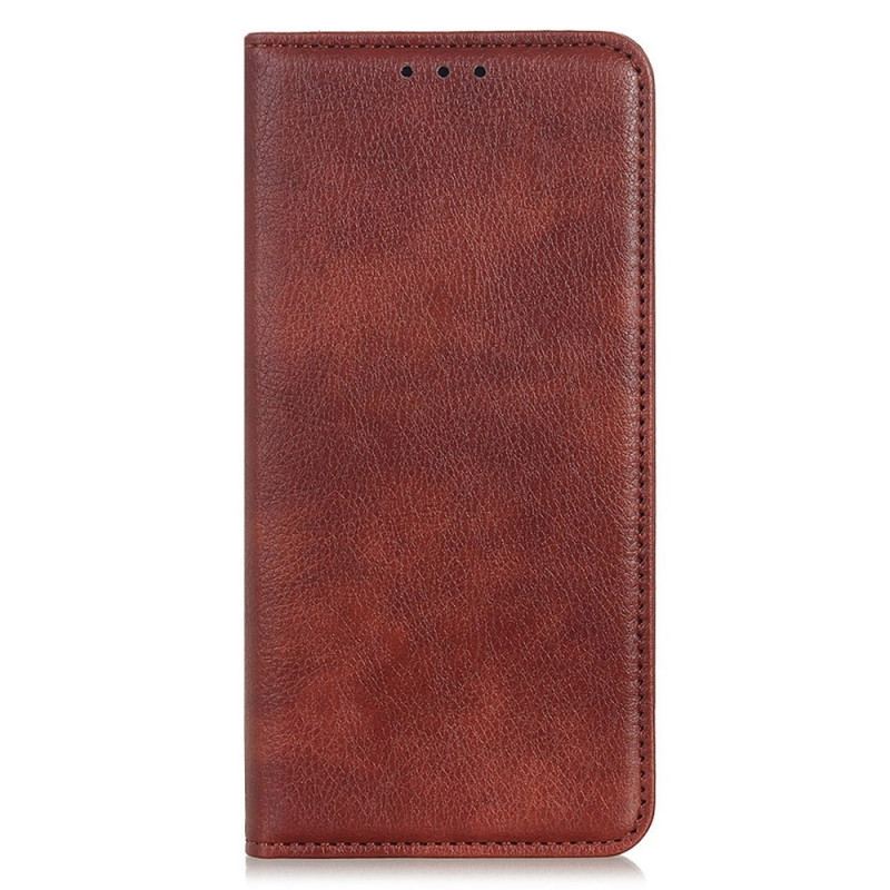 Capa De Celular Para Samsung Galaxy M33 5G Flip Couro Rachado De Lichia