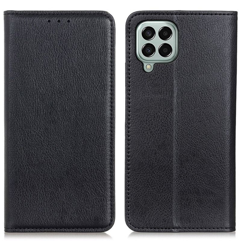 Capa De Celular Para Samsung Galaxy M33 5G Flip Couro Rachado De Lichia