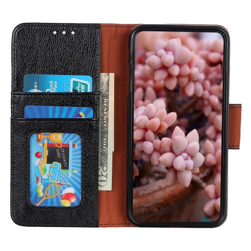 Capa De Couro Para Samsung Galaxy M33 5G Couro Napa Genuíno