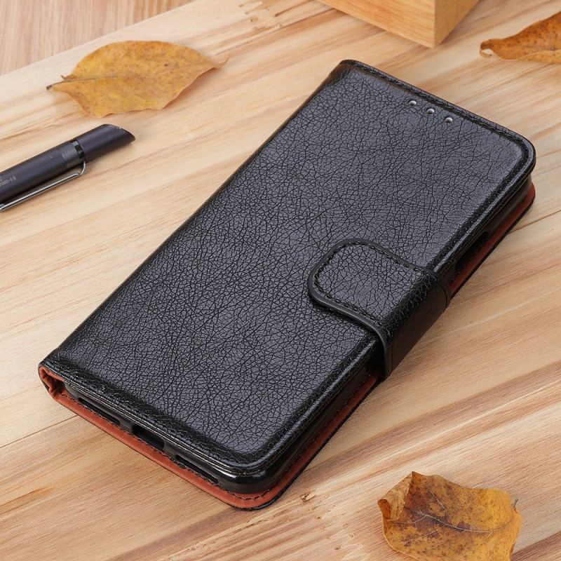 Capa De Couro Para Samsung Galaxy M33 5G Couro Napa Genuíno