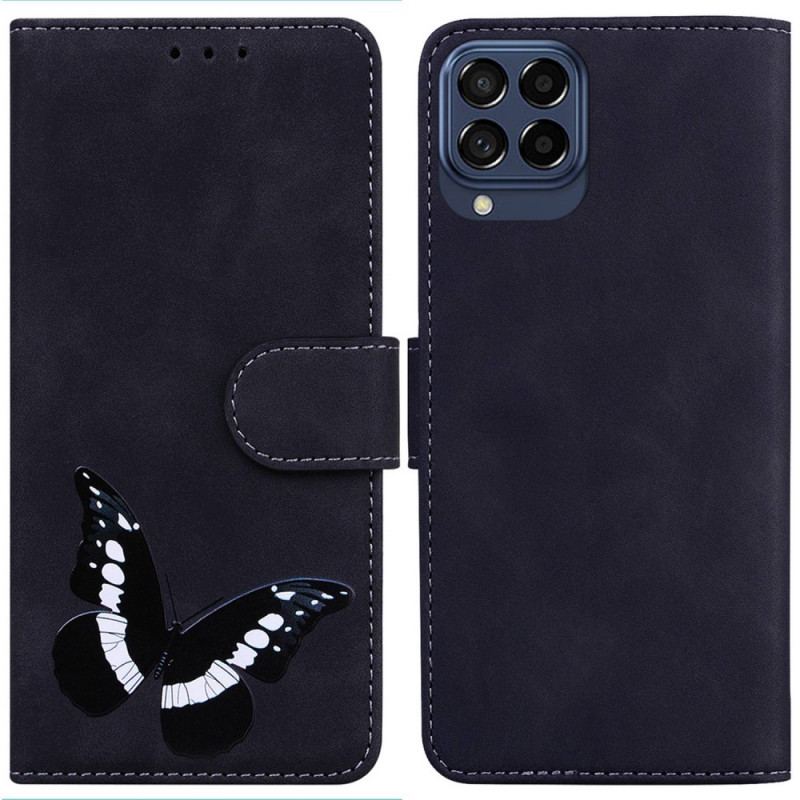 Capa Flip Para Samsung Galaxy M33 5G Borboleta