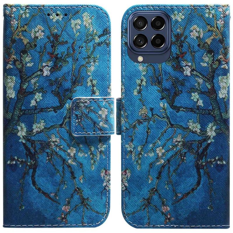 Capa Flip Para Samsung Galaxy M33 5G Ramos Floridos