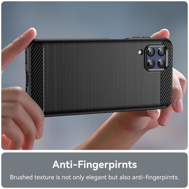 Capa Para Samsung Galaxy M33 5G Fibra De Carbono Escovada
