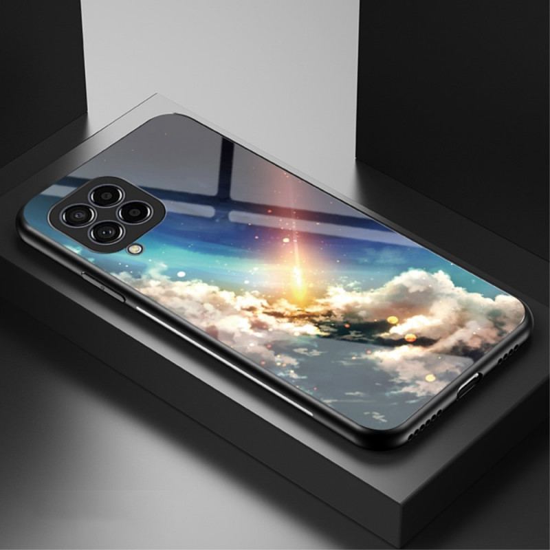 Capa Para Samsung Galaxy M33 5G Vidro Temperado Celeste