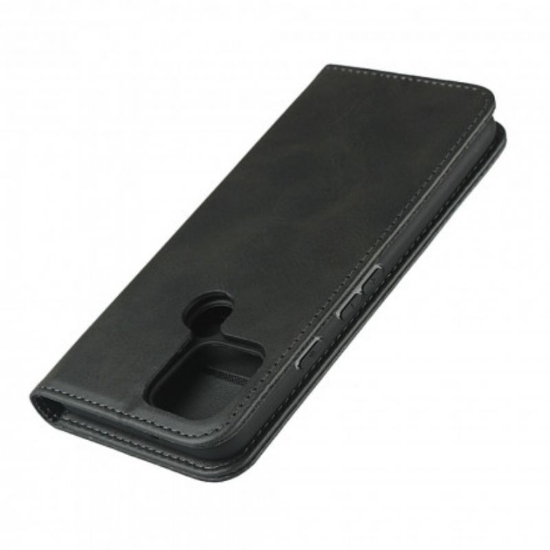 Capa De Celular Para Google Pixel 5 Flip Couro Rachado