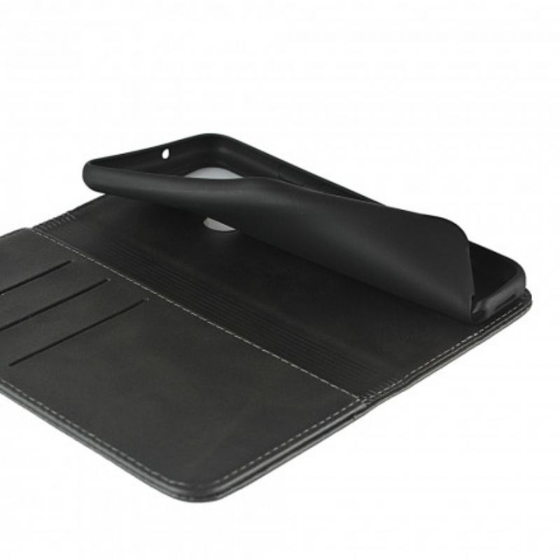 Capa De Celular Para Google Pixel 5 Flip Couro Rachado