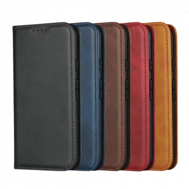 Capa De Celular Para Google Pixel 5 Flip Couro Rachado