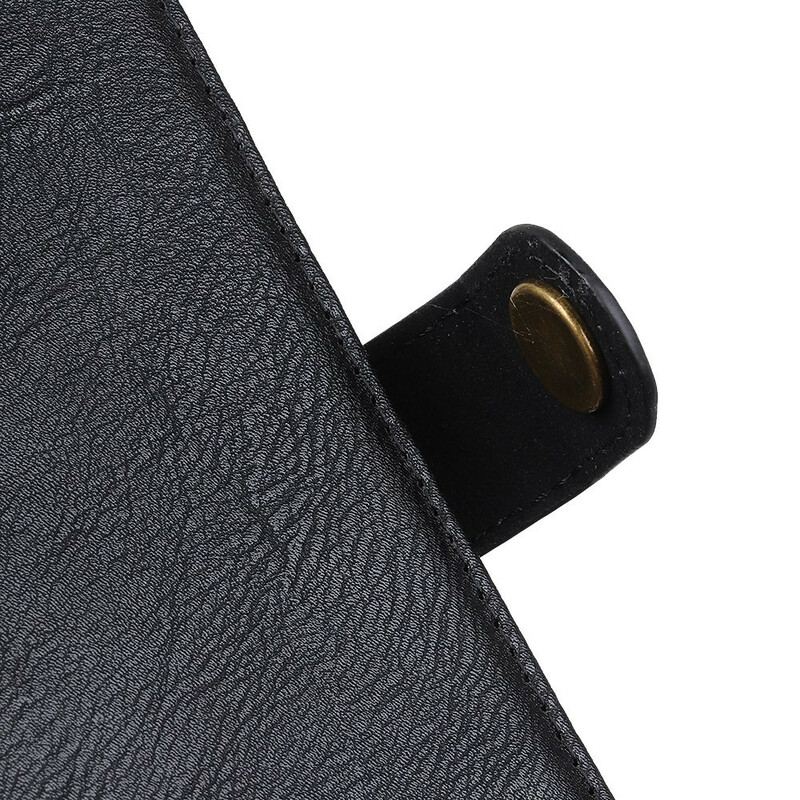 Capa Folio Para Google Pixel 5 Imitação De Couro Khazneh
