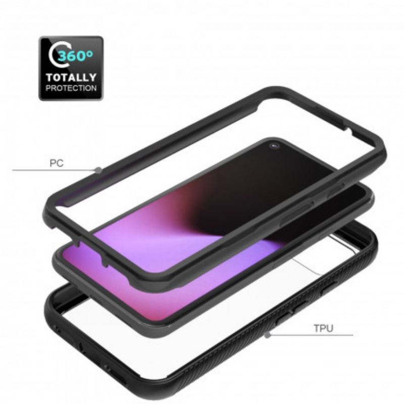 Capa Para Google Pixel 5 Bordas Chanfradas Híbridas