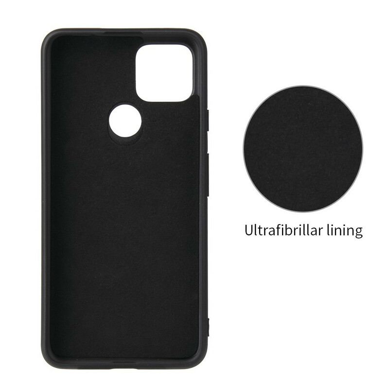 Capa Para Google Pixel 5 Suporte De Anel De Fibra De Carbono