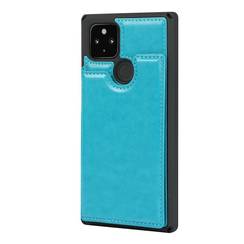 Capa Para Google Pixel 5 Suporte Para Cartão E Cordão