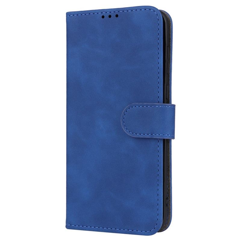 Capa Em Pele Para Huawei P60 Pro De Cordão Couro Sintético Liso Com Alça