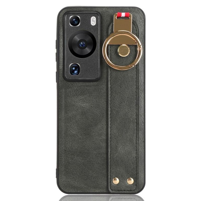 Capa Para Huawei P60 Pro Com Alça E Anel