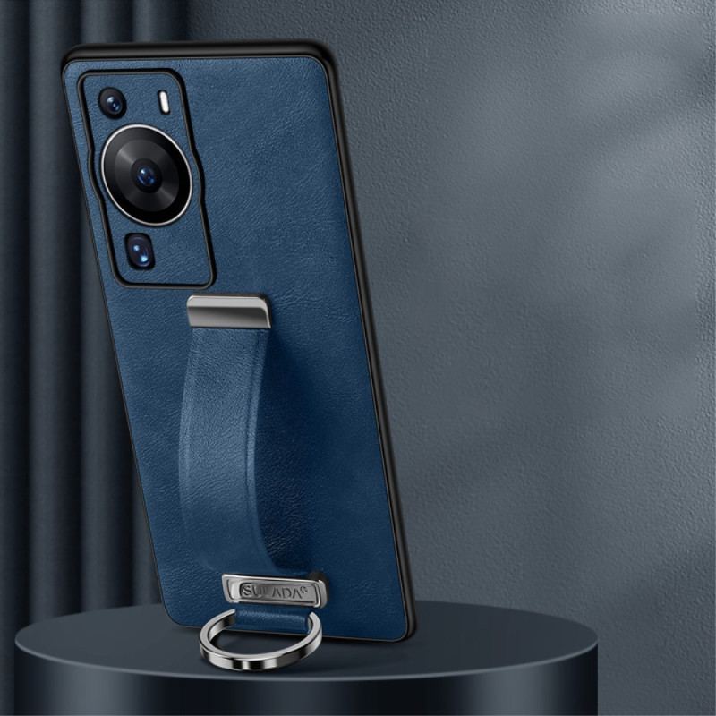 Capa Para Huawei P60 Pro Com Suportes De Alça E Anel
