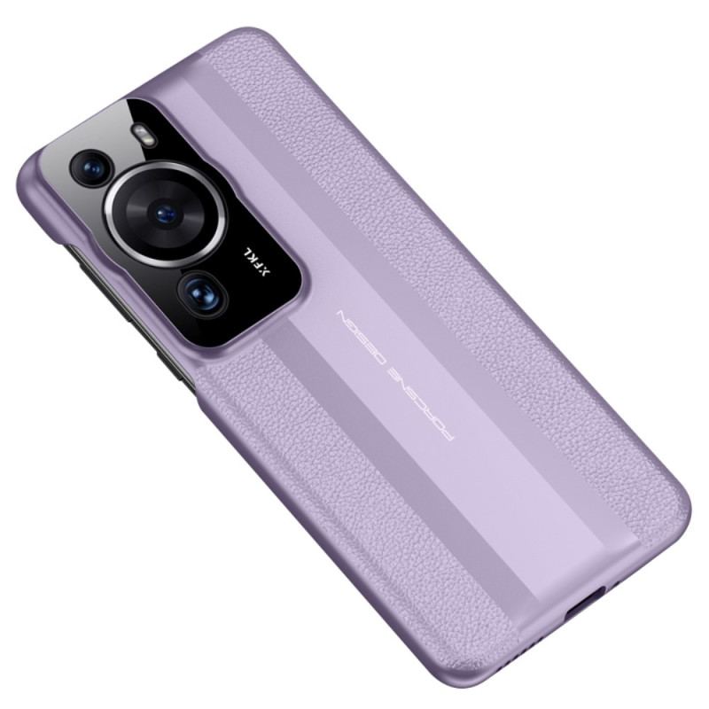 Capa Para Huawei P60 Pro Couro Genuíno