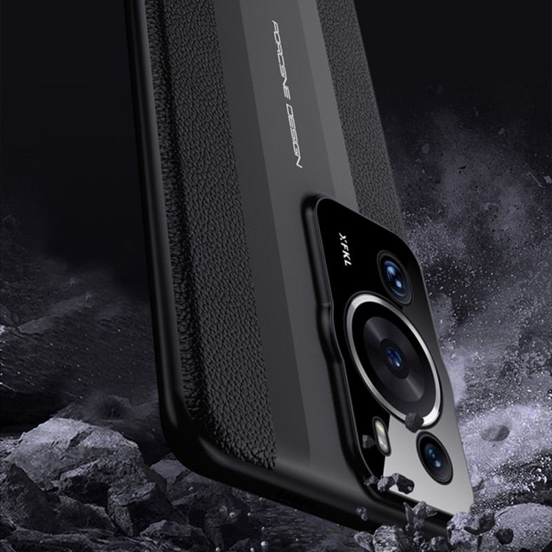 Capa Para Huawei P60 Pro Couro Genuíno