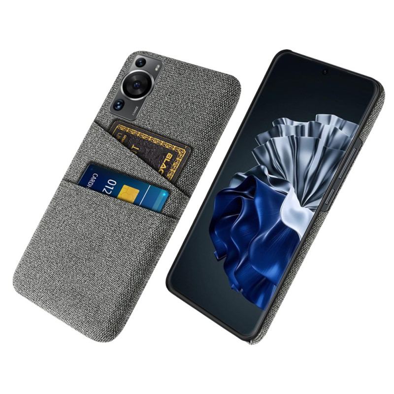 Capa Para Huawei P60 Pro Porta-cartões Em Tecido