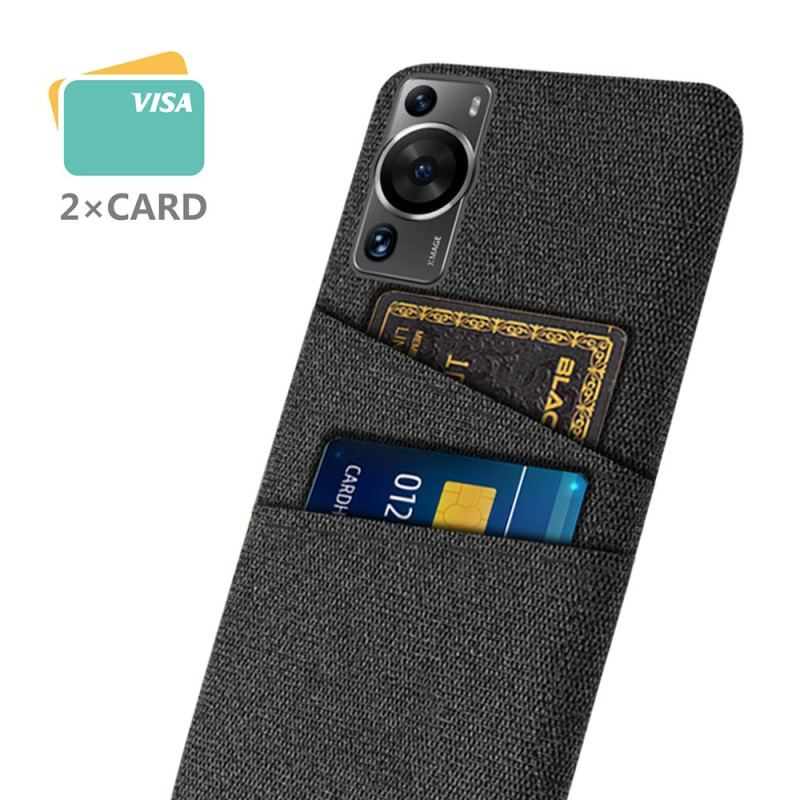 Capa Para Huawei P60 Pro Porta-cartões Em Tecido
