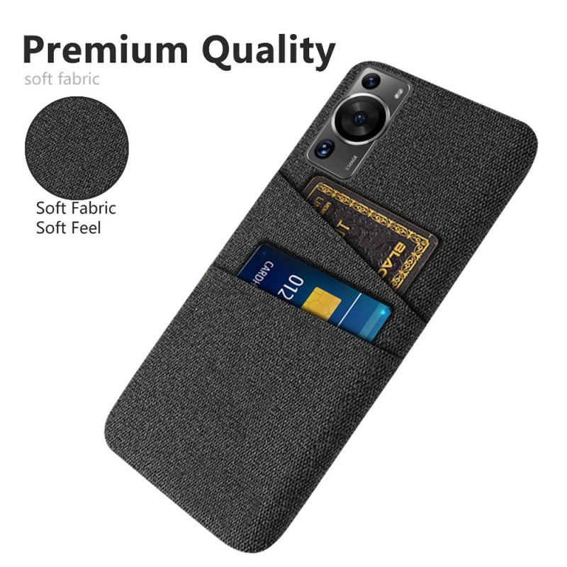 Capa Para Huawei P60 Pro Porta-cartões Em Tecido