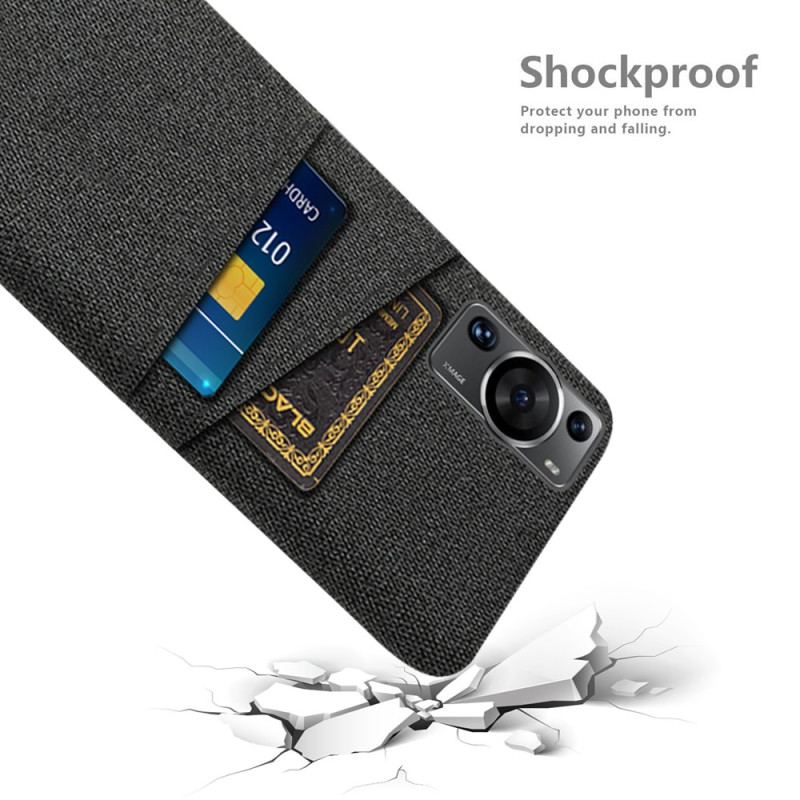 Capa Para Huawei P60 Pro Porta-cartões Em Tecido